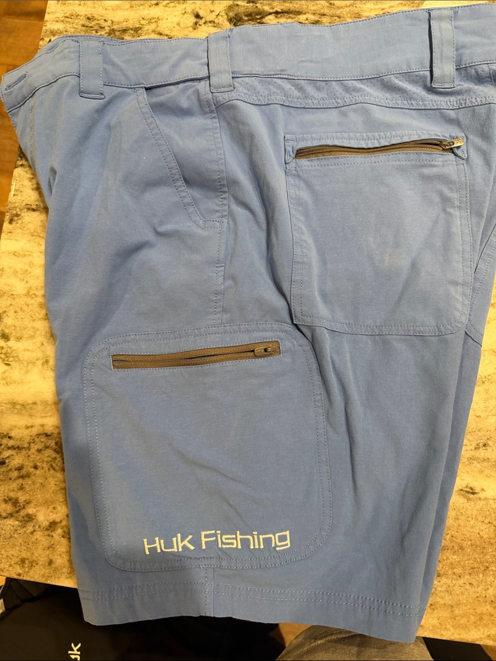 Huk Light Blue Cargo Fishing Pants excellent condition